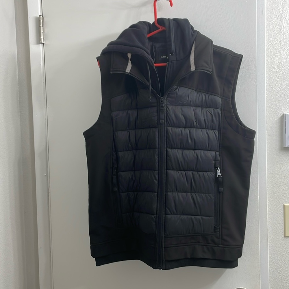 Black Rivet Polyester Jacket - image 1